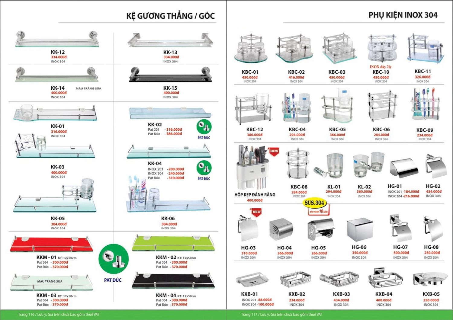 Catalogue và bảng giá Thiết bị vệ sinh VIRGO mới nhất /Page 59